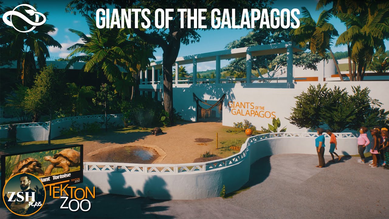 Giants Of The Galapagos &brvbar; Tekton Zoo &brvbar; Giant Tortoise Habitat &brvbar; Planet Zoo franchise mode &brvbar; Ep. 33