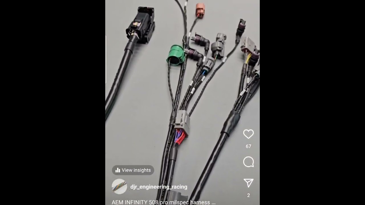 AEM infinity 508 milspec pro loom