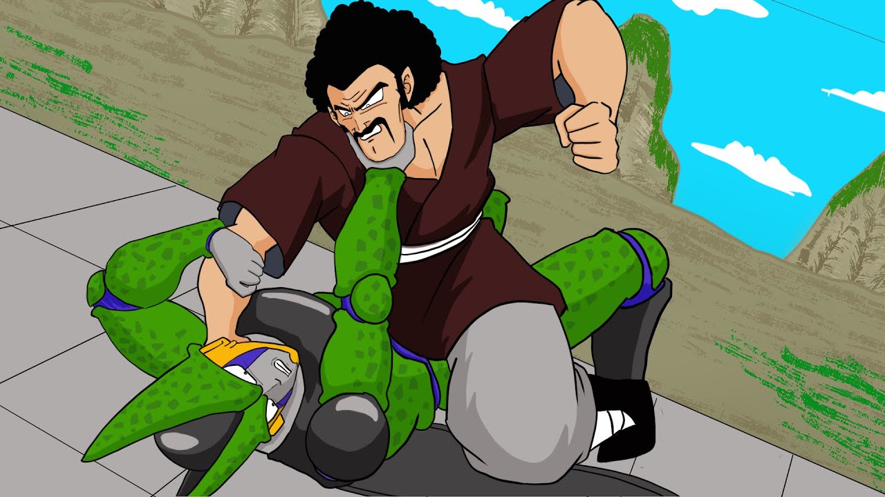 Mr Satan vs Cell - Dragon ball What If