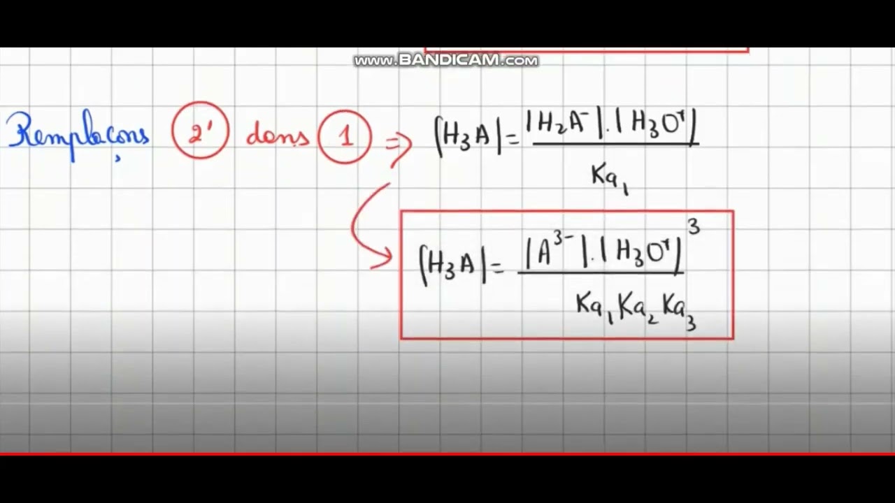 Relation entre un polyacide sa polybase et ses Ka