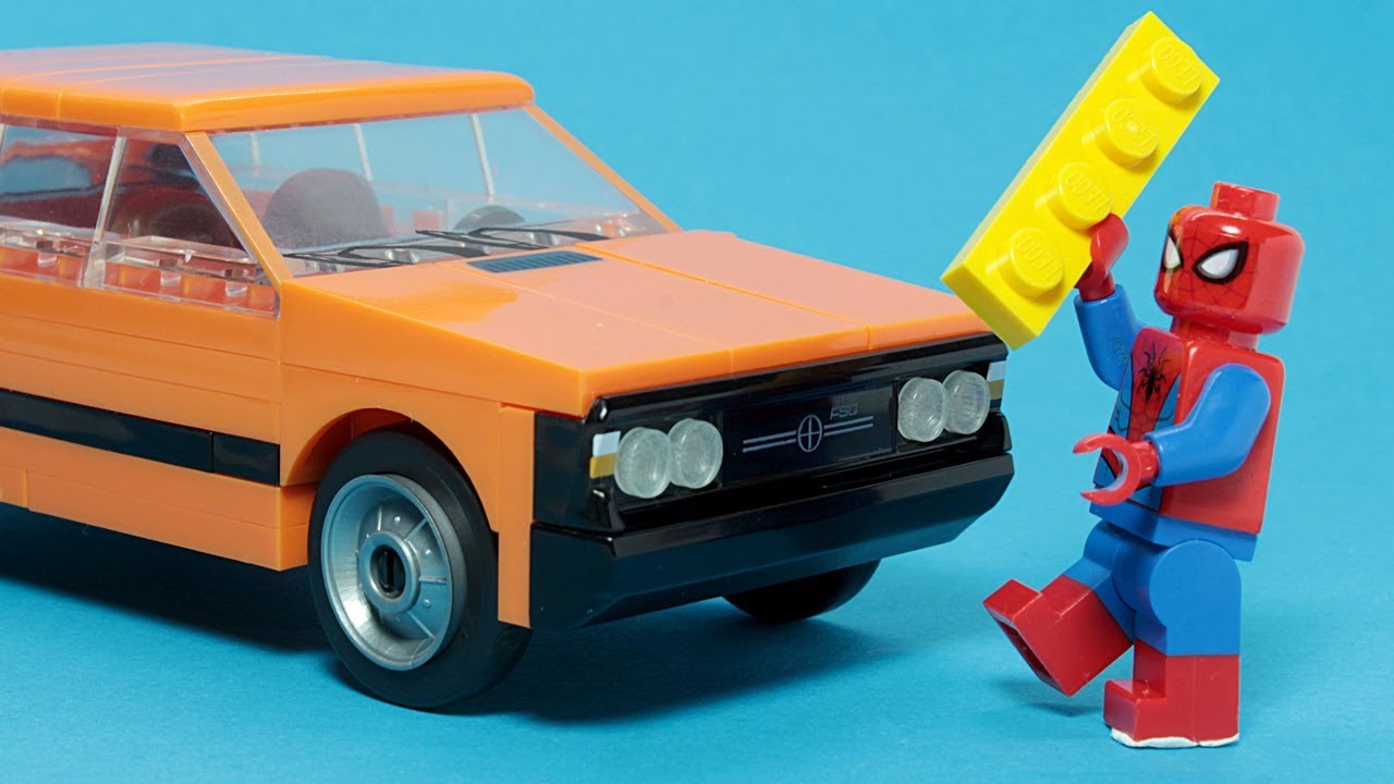 Lego Building Experimental Car Nostalgic Vehicle