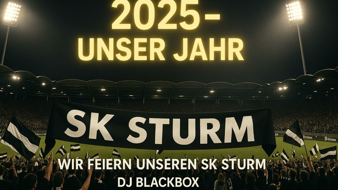 Fanhymne f&uuml;r den SK Sturm Graz - Meister 2025! ⚽️