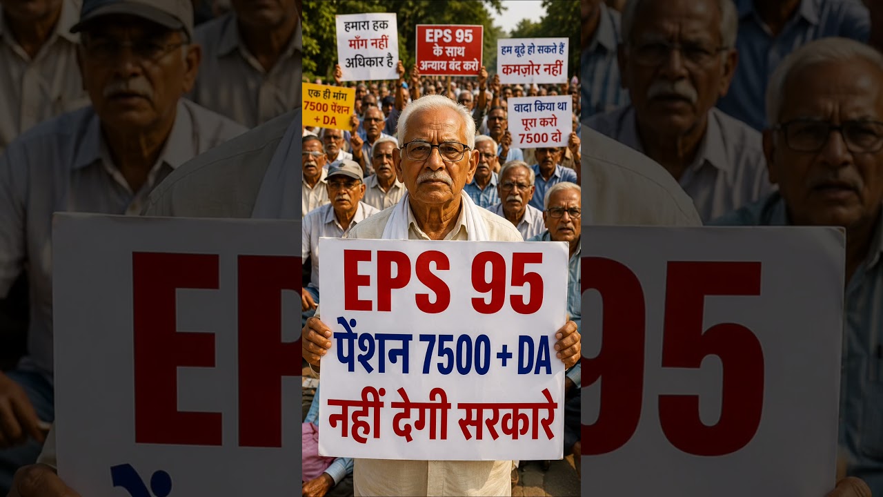 EPFO Latest News 2026 | EPS-95 Pensioners Demand ₹7500 + DA | Pension Increase Update