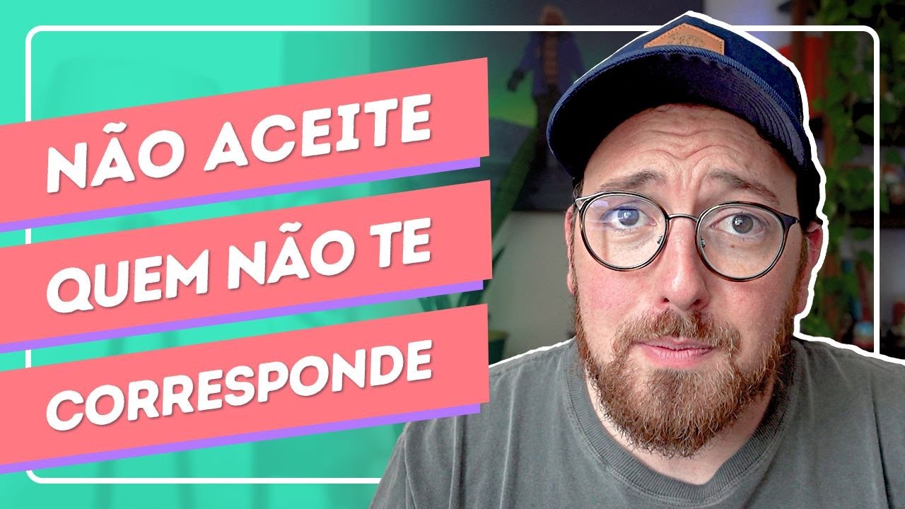 PARE de ACEITAR situa&ccedil;&otilde;es sem RECIPROCIDADE