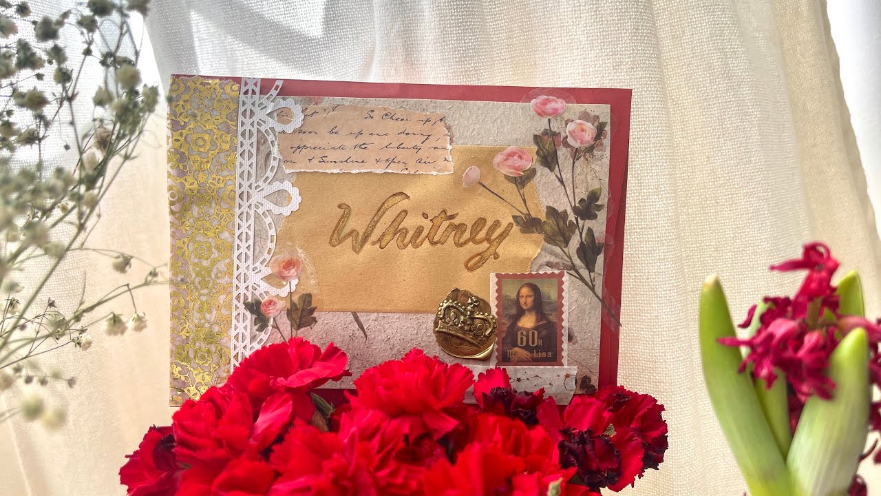 🌹 Penpal with me (ASMR) ~ Vintage Rose Garden