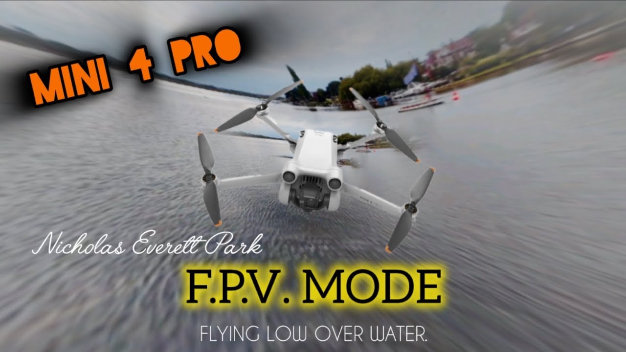 DJI Mini 4 Pro | FPV Mode Over Water – Cinematic Low Flight at Nicholas Everett Park
