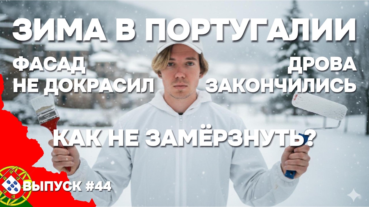 Эта стена не переживёт зиму! Заказал дрова на зиму и поездка в горы | Дом в Португалии. Выпуск 44