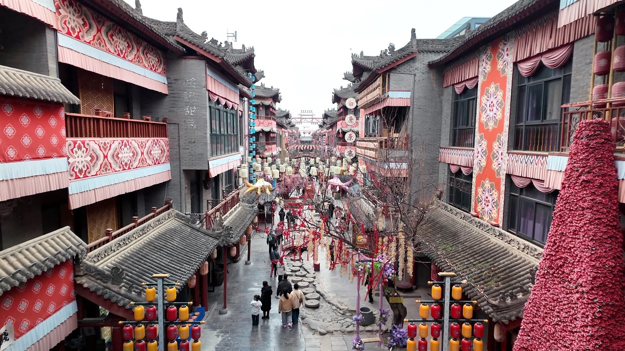 Step into an authentic Song Dynasty town | One of the famous villages in Shaanxi Province, China