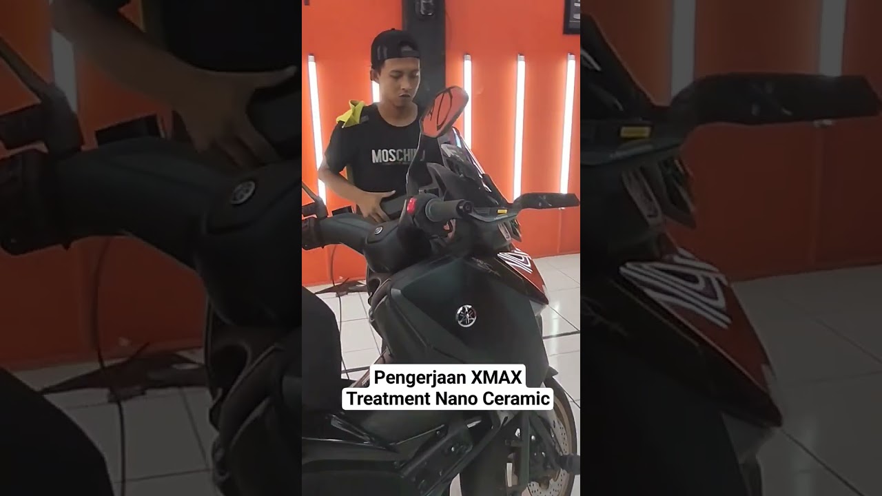 Yamaha XMAX Treatment Coating. #xmax #yamahaxmax250 #coating #nanoceramic