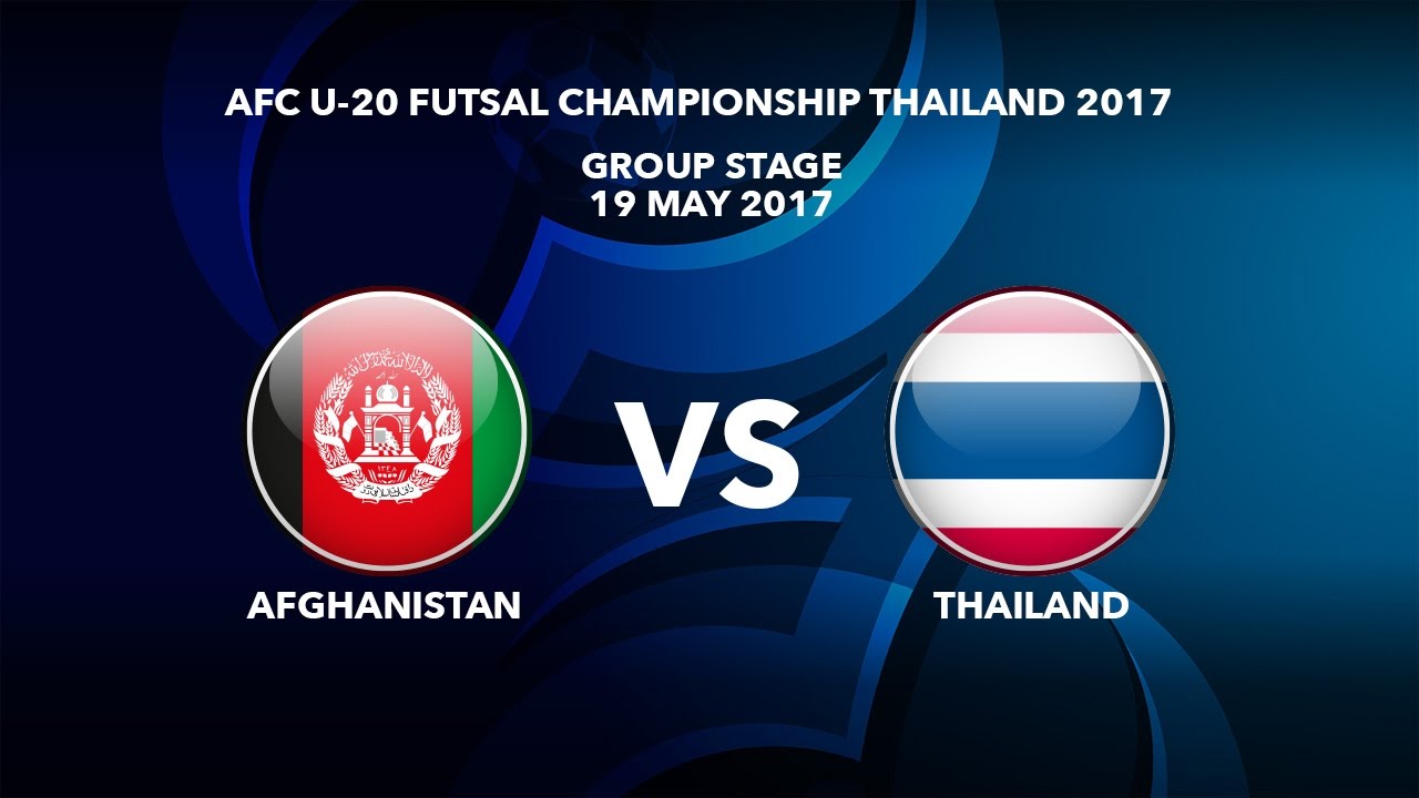 M36 AFGHANISTAN vs THAILAND - AFC U-20 Futsal Championship Thailand 2017