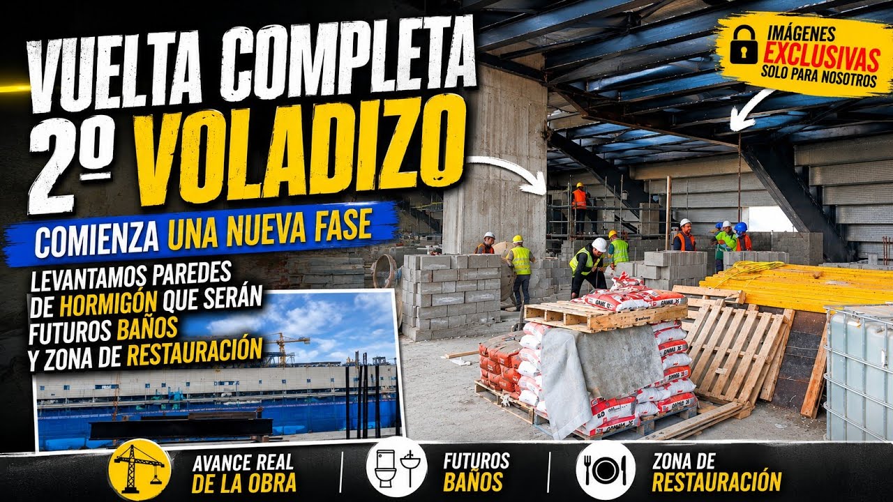 EMPIEZAN los futuros ba&ntilde;os y bares DE la tercera Grader&iacute;a.  Obras en el Camp Nou. 