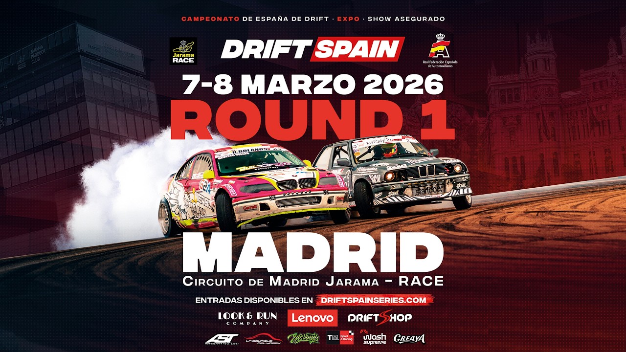 CLASIFICACIÓN ROUND 1  *2026*  - Drift Spain Series 🚗💨  | Circuito de Jarama