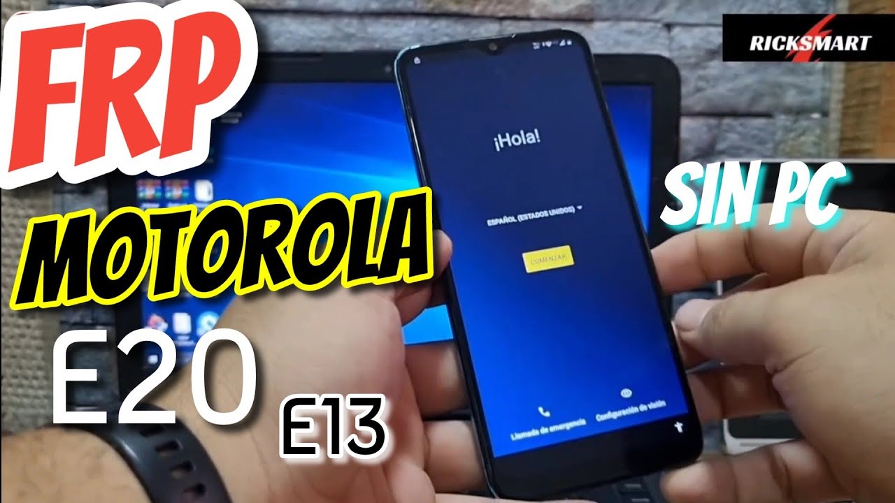 FRP Nuevo Como eliminar cuenta google motorola moto E20 última seguridad
