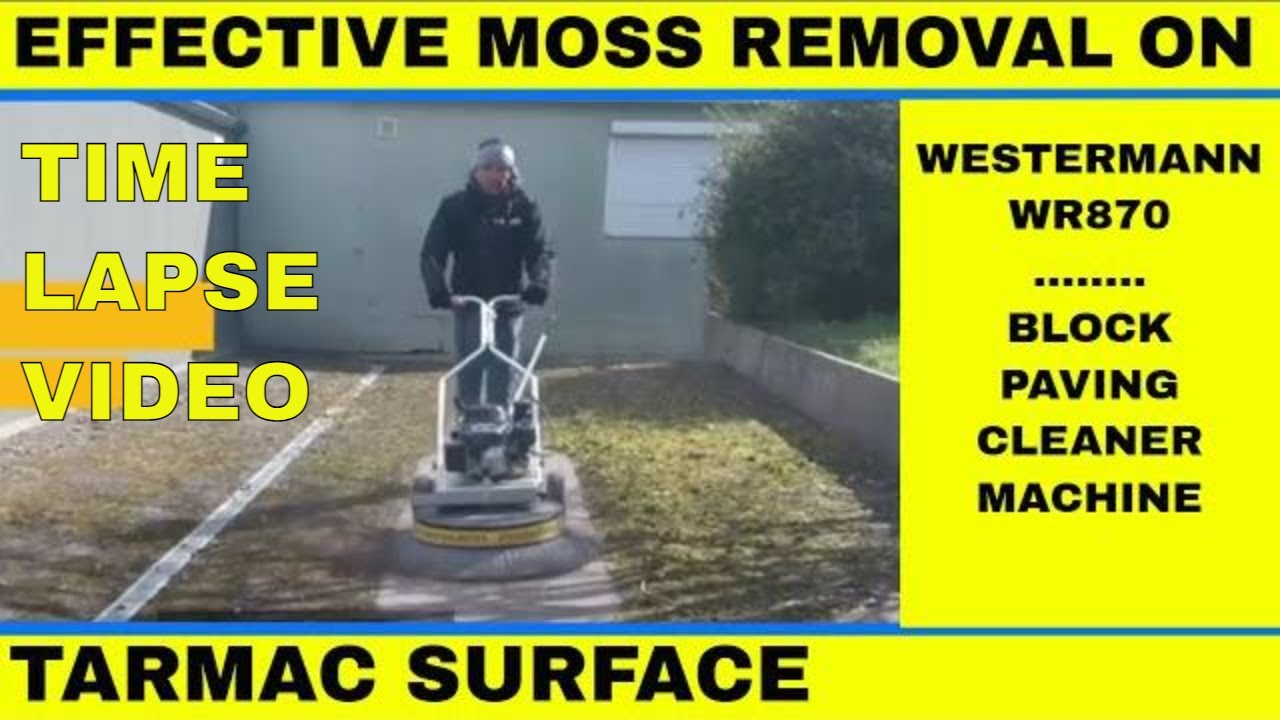 Block Paving Cleaning Machine WR870/Time Lapse Cleaning Video