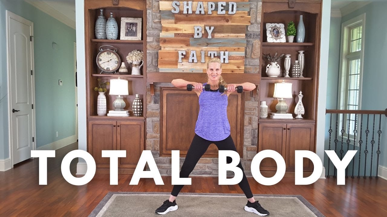 Total Body & Core Workout with Weights | Faith-Based Fitness | Names of God