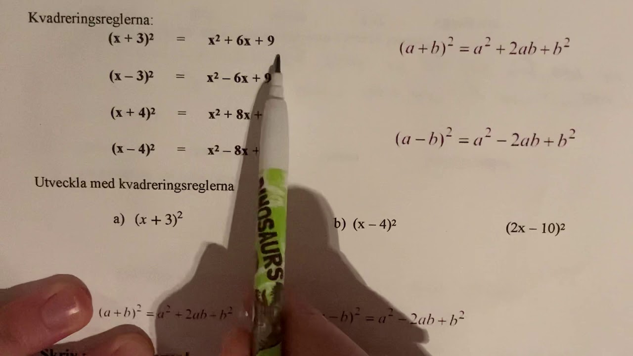 Kvadreringsreglerna