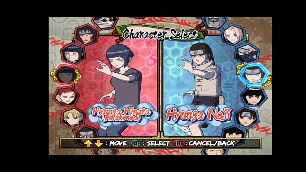 Hinata vs Neiji Super Naruto Of Clash Ninja 4