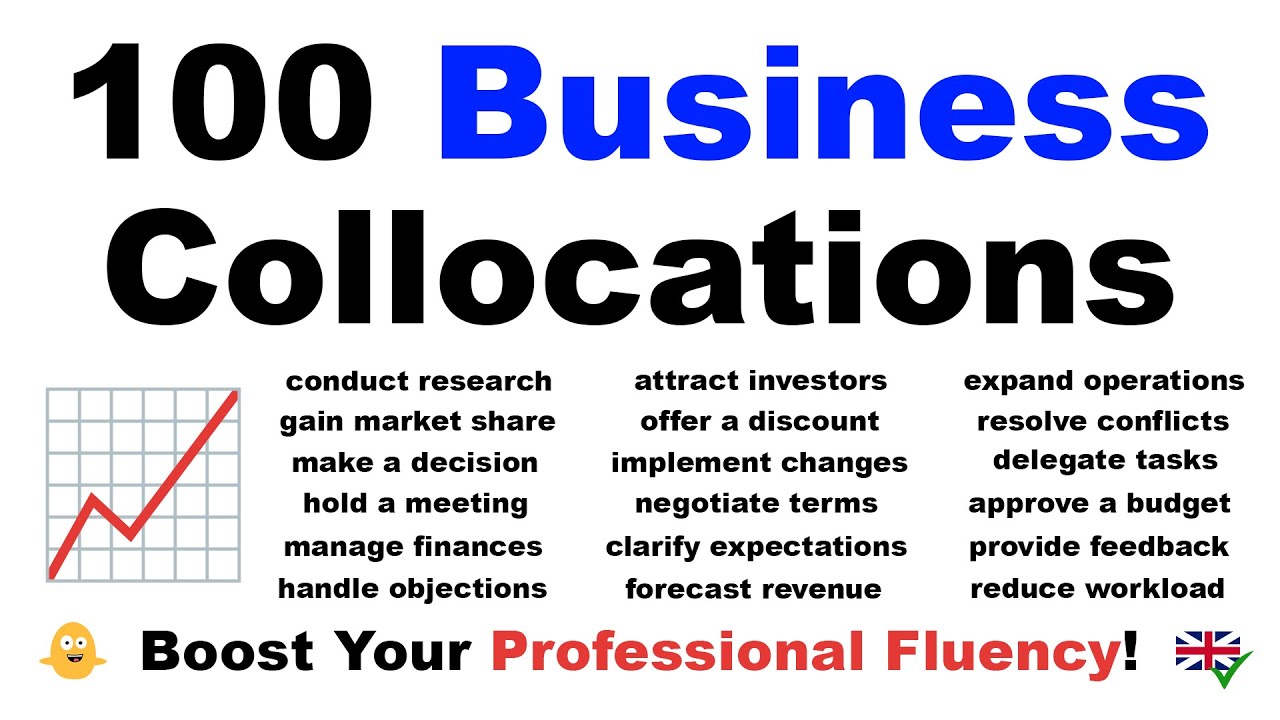 100 Business Collocations in English 📈 Boost Your Professional Fluency!