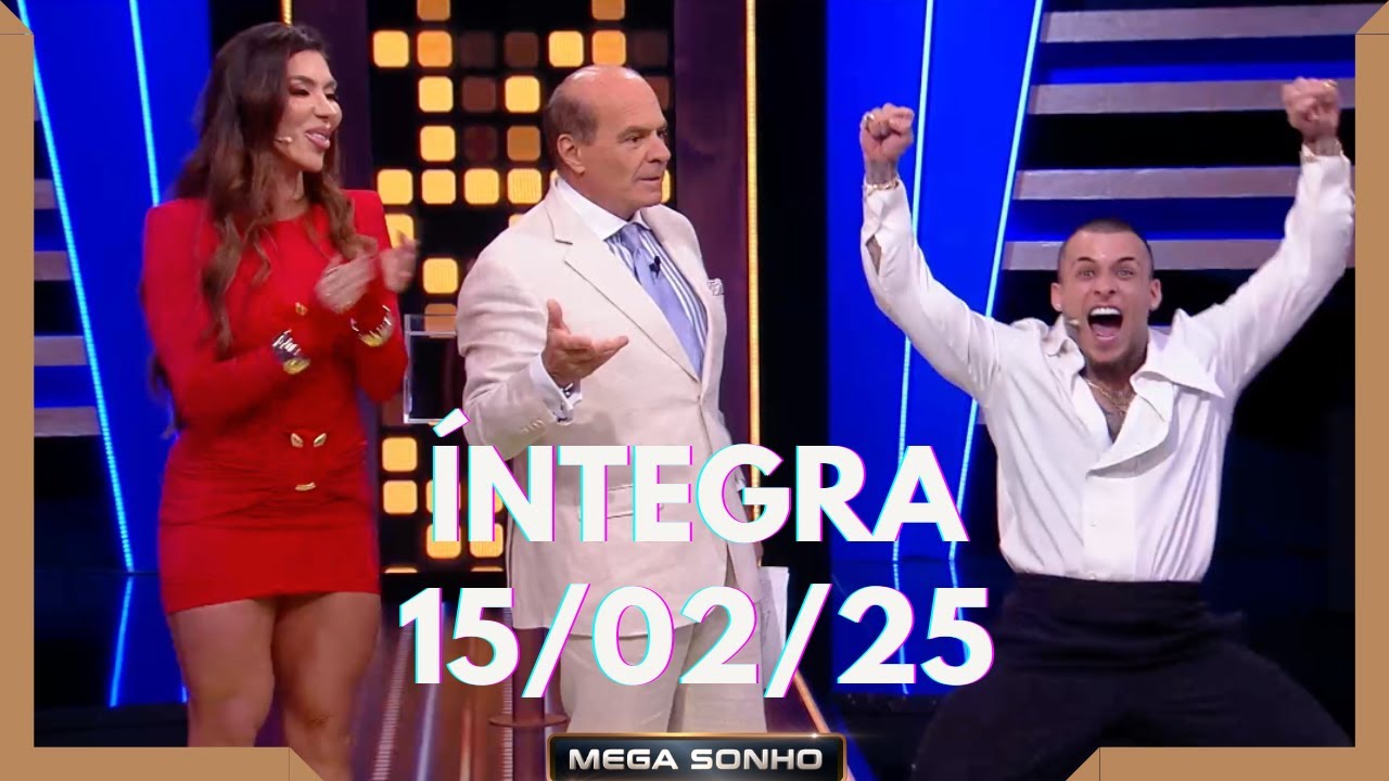 MC PEDRINHO E ANDREA DE ANDRADE NO 'MEGA SONHO' - 15/02/25 | COMPLETO
