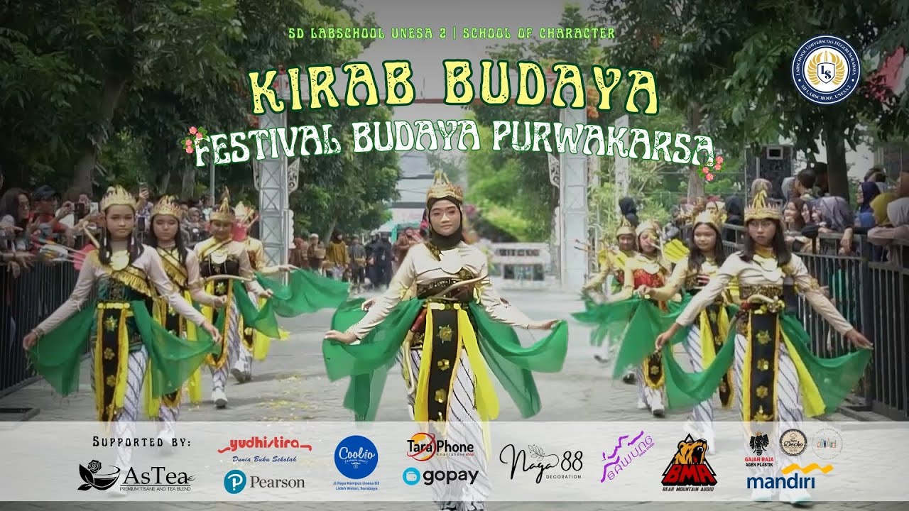 Kirab Budaya | Festival Budaya Purwakarsa | SD Labschool Unesa 2