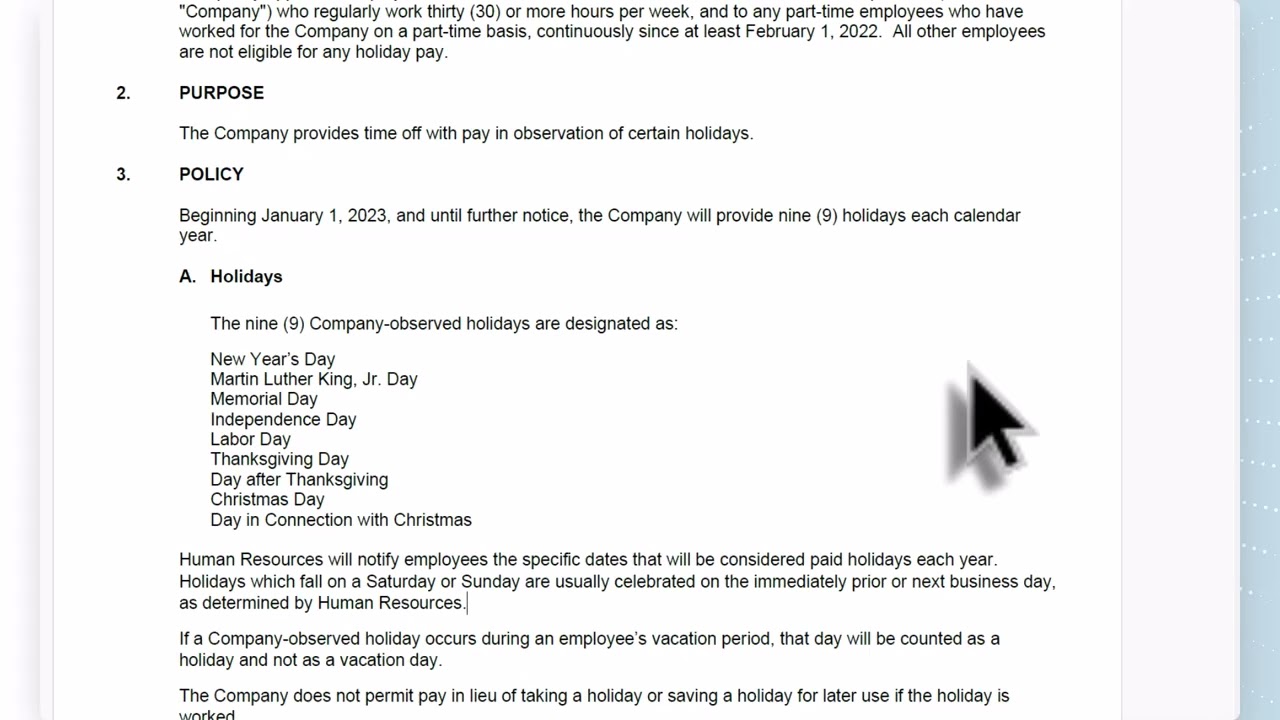 Short Version Of SPL's Illegal Holiday Policy