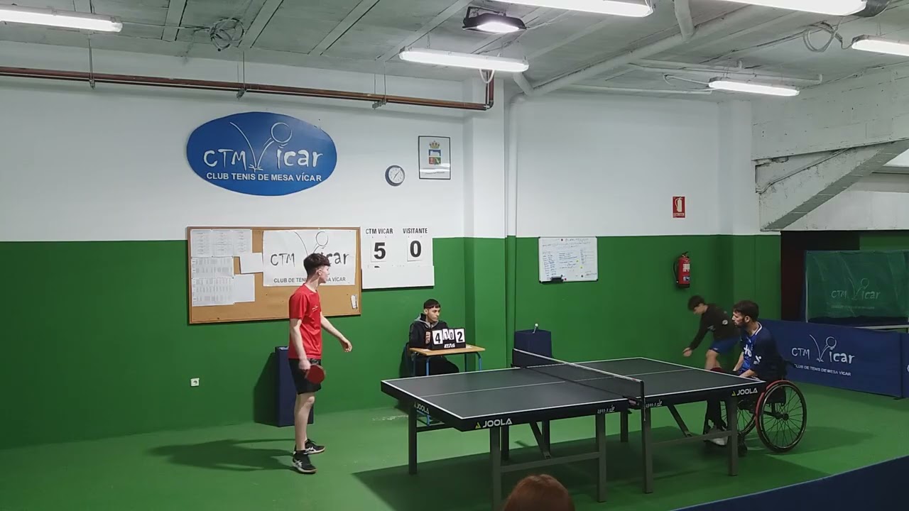 LA 3a 100126 Ivan Cuenca vs Daniel Rodriguez Tenis de Mesa Vicar ALMERIA   - CR Hub Place