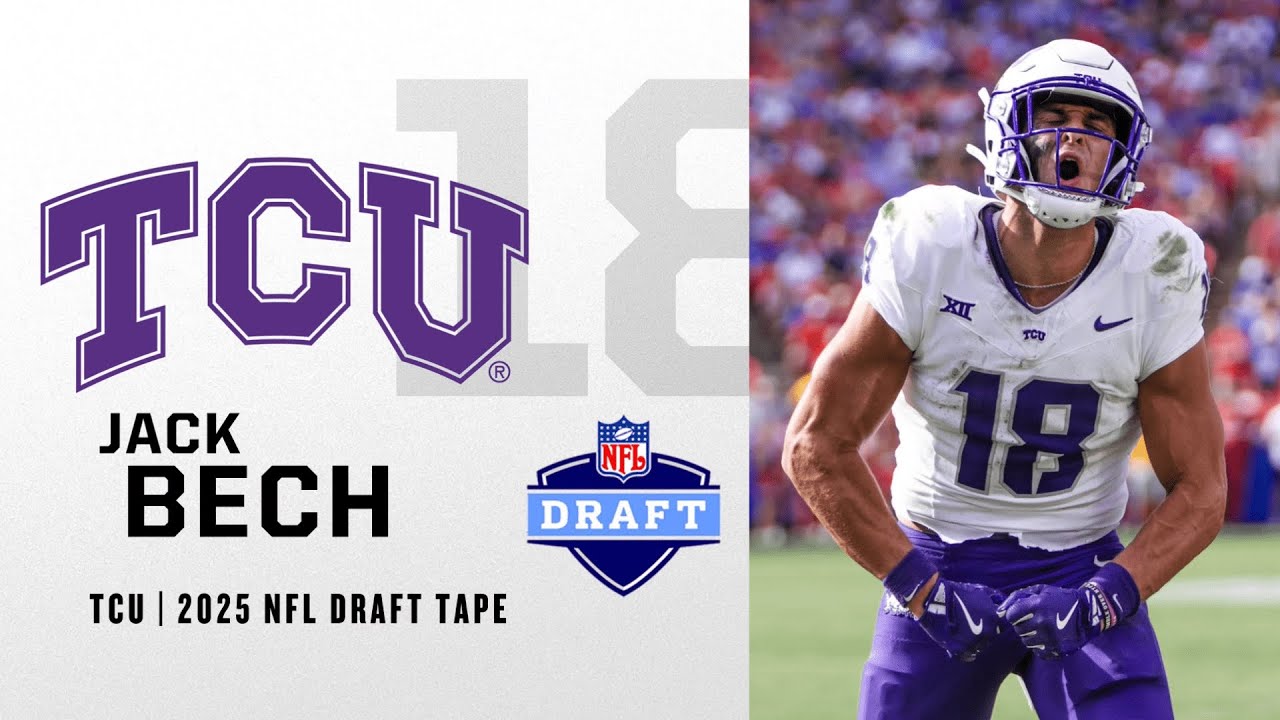 Jack Bech 2025 NFL Draft Tape | TCU WR