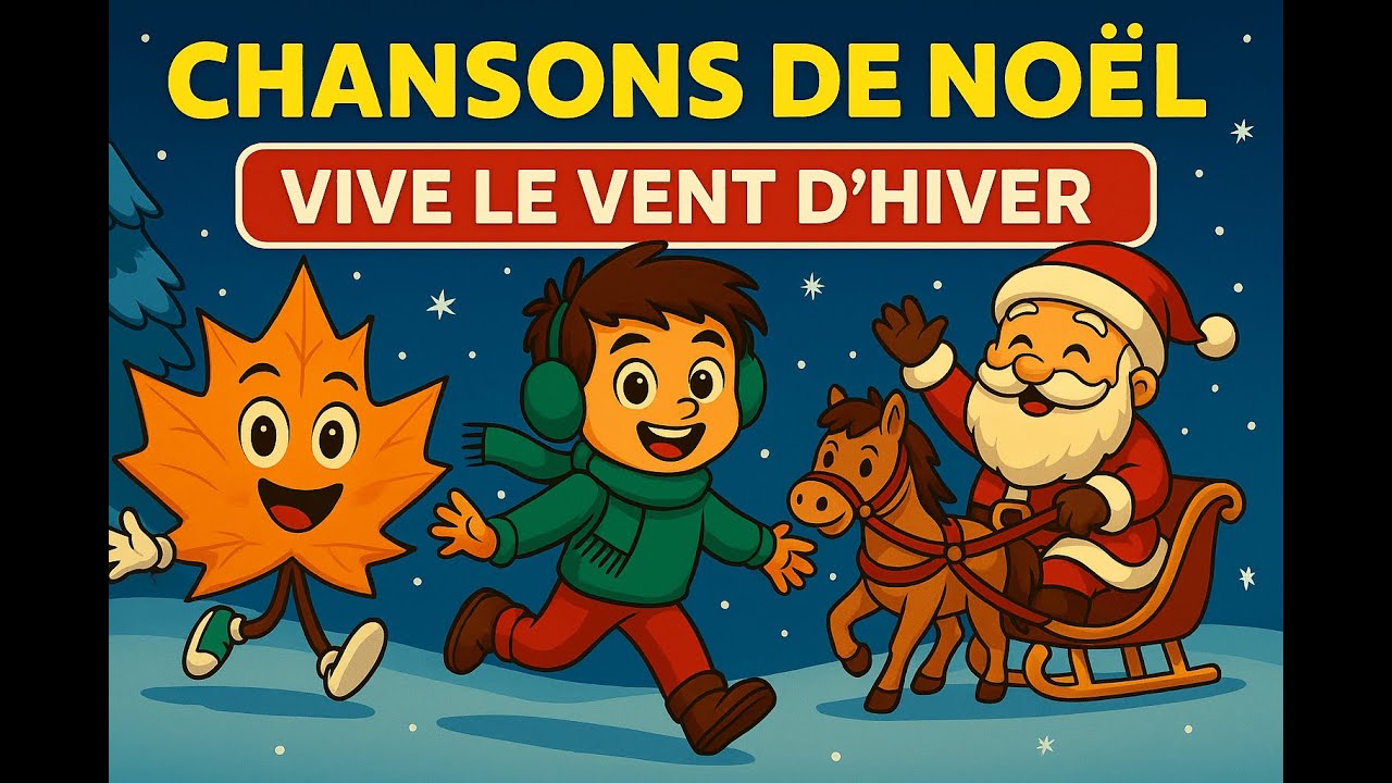 Vive le vent d’hiver ❄️ | Chanson de Noël pour enfants 🎅 | Les Petites Chansons