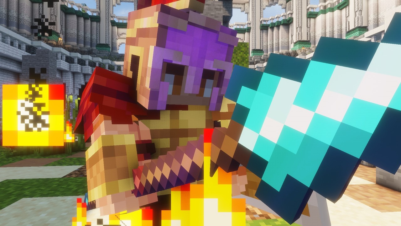 Меня заставили сражаться на этом Minecraft SMP - Pantheon SMP