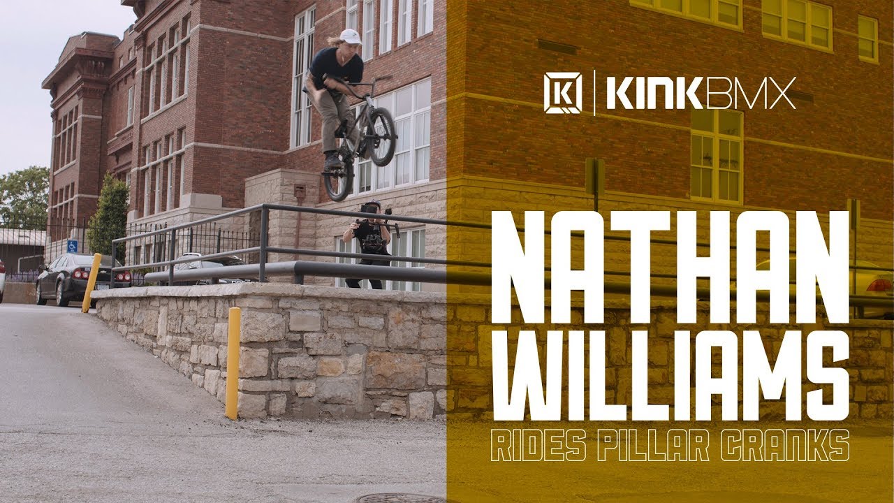 Nathan Williams On The Kink Pillar Cranks! - Kink BMX