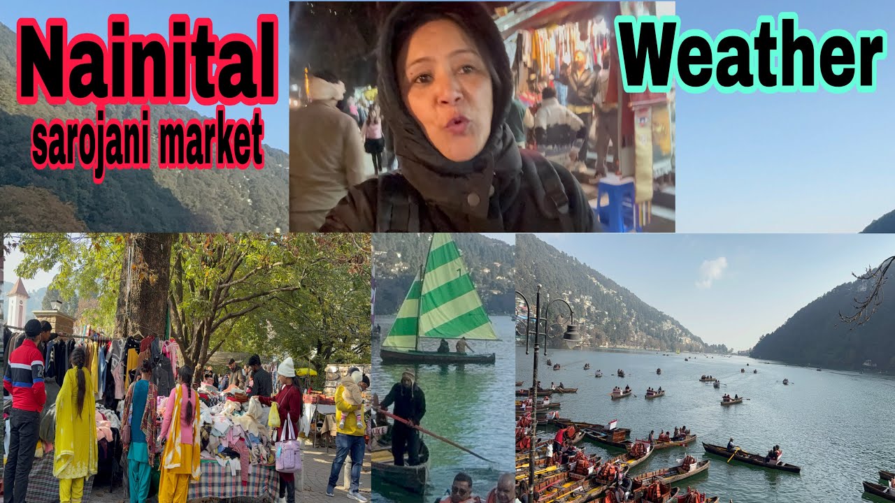 Nainital का सरोजनी मार्केट और मौसम भयंकर ठंड हो रही है special dinner #nainital #weather #food 