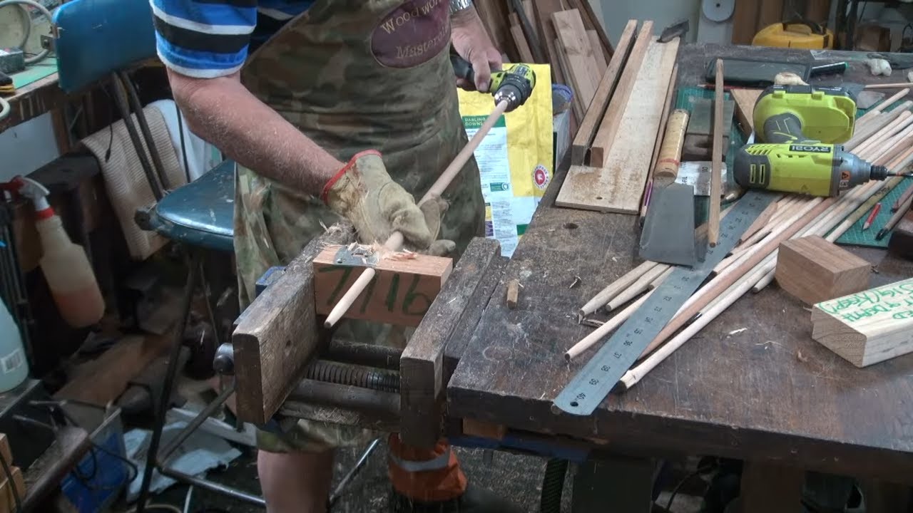 Making and using Arrow Shaft or Dowel Making Jigs