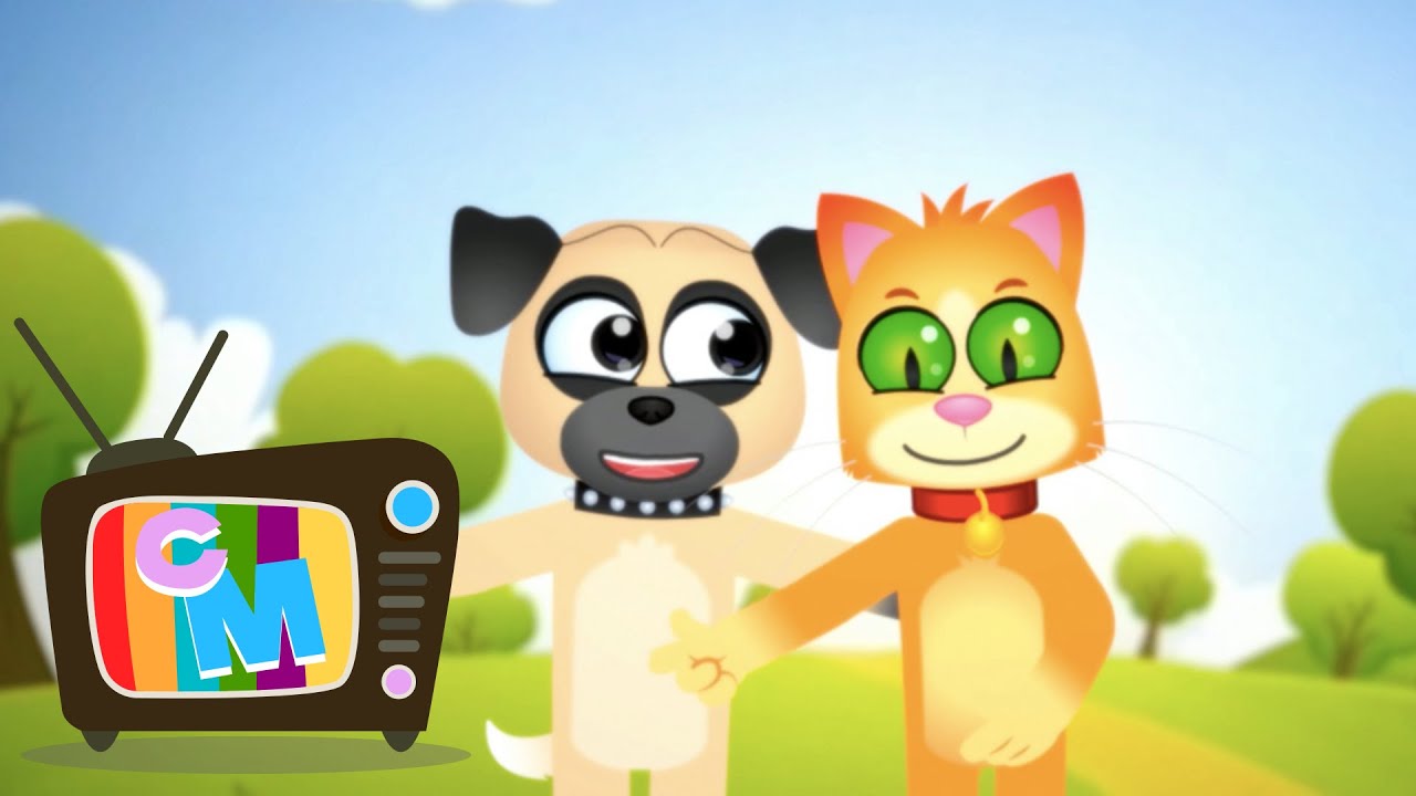 Pisicuta si catelul 🐱🐶 - Clopotelul Magic - cantece pentru copii