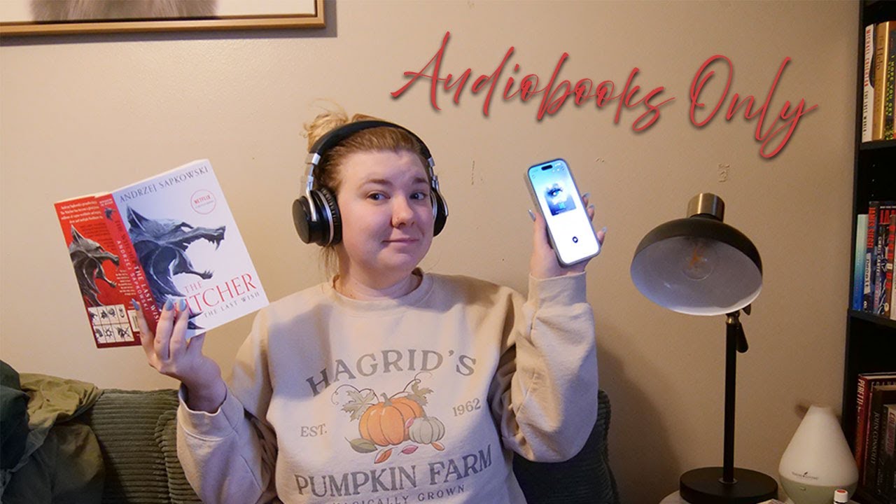 Only Listening to Audiobooks for a Week - Reading Vlog