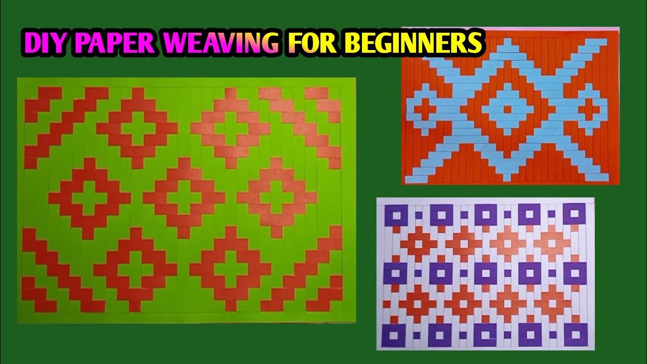 Fun and Colorful Paper Weaving Ideas | Simple Paper Weaving Tutorial for Adult Crafters