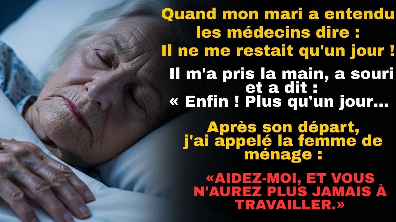 Il m’a pris la main  « Plus qu’un jour ! Enfin, tout est à moi » Après ce sourire, j’ai fait quelque