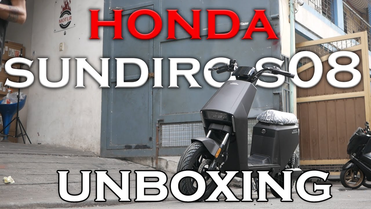 HONDA SUNDIRO S08 ELECTRIC MOTORCYCLE UNBOXING