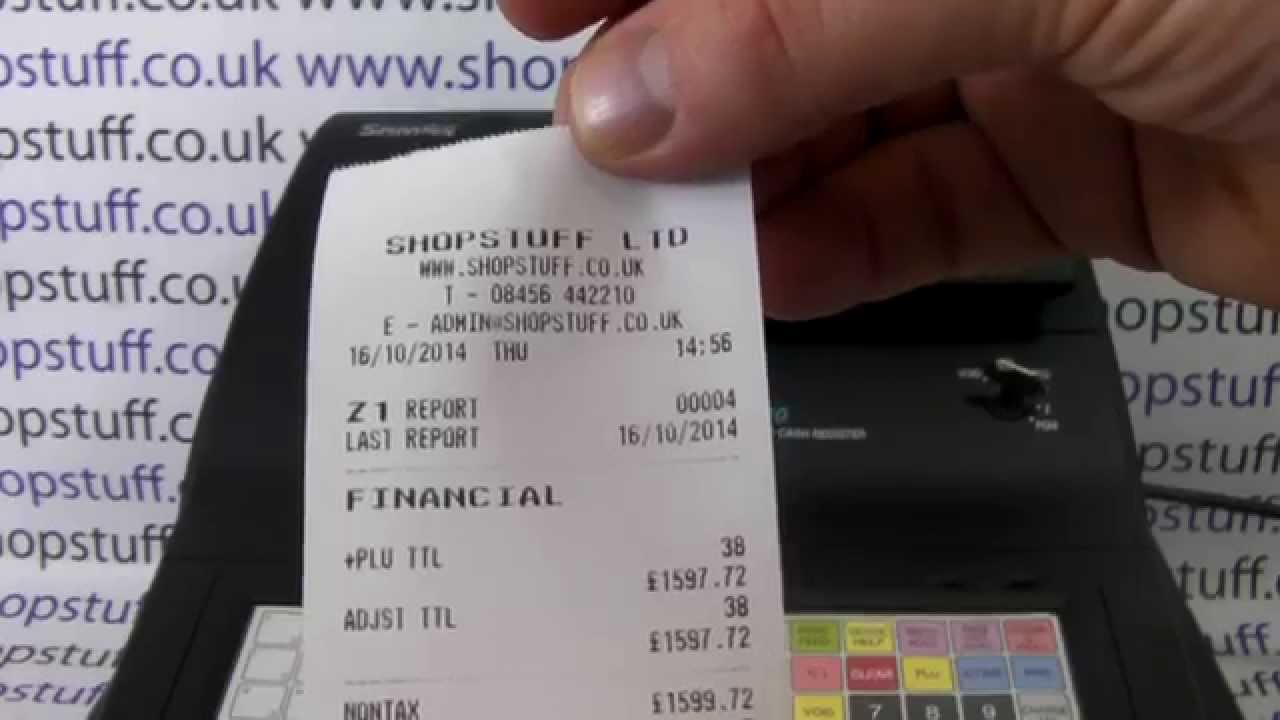 HOW TO ISSUE A Z1 DAILY SALES REPORT ON THE SAM4S NR 510F CASH REGISTER