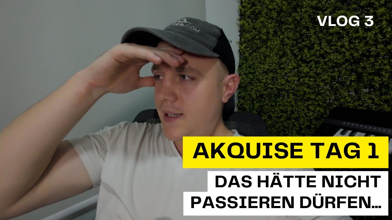 Das hätte nicht passieren dürfen... | Akquise