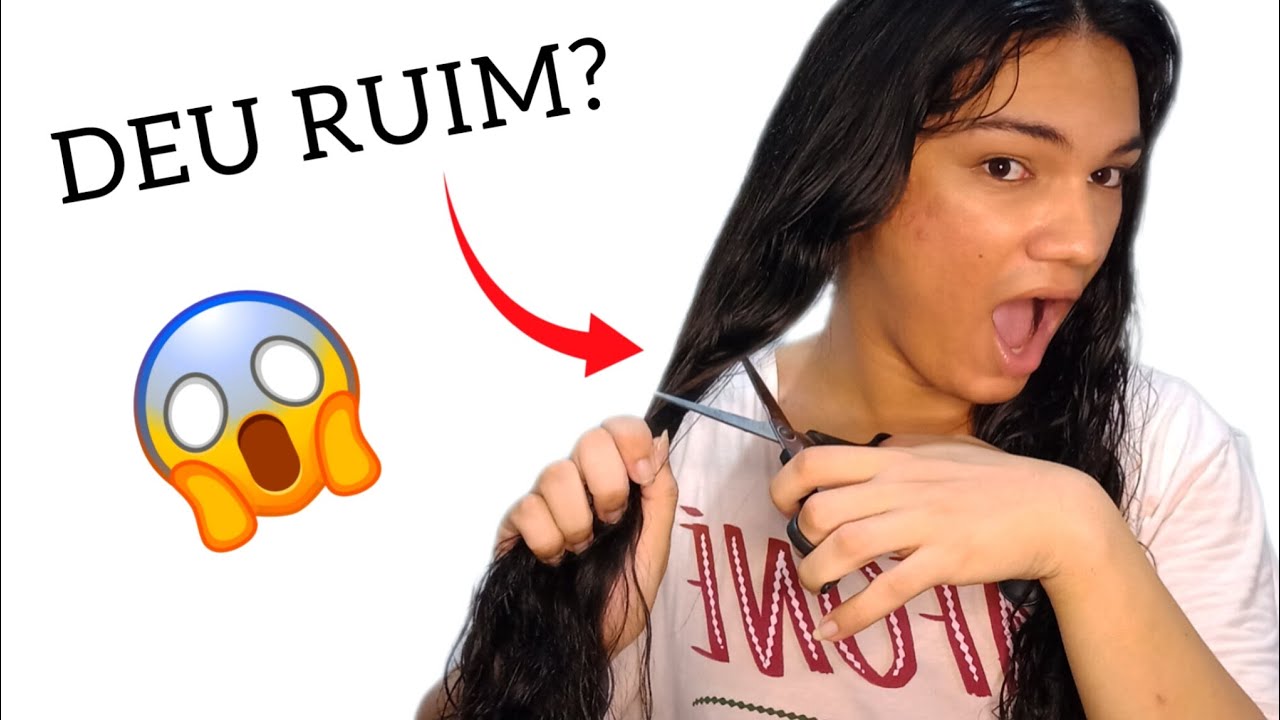 CORTANDO MEU CABELO CACHEADO SOZINHA PELA PRIMEIRA VEZ!😱 DEU RUIM?/CORTE EM CAMADAS.