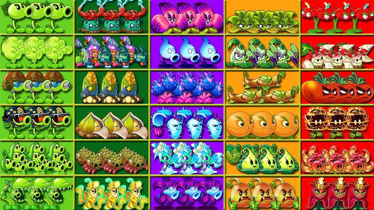 Random 30 Plants MOD x NEW x OLD Battlez - Who Will Win? - Pvz 2 Plant vs Plant