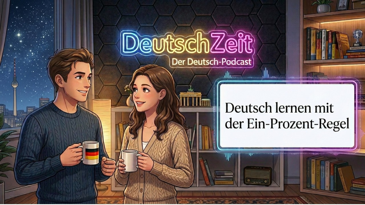 Besser Hören: A1/A2 Podcast | Die Ein-Prozent-Regel 📈✨