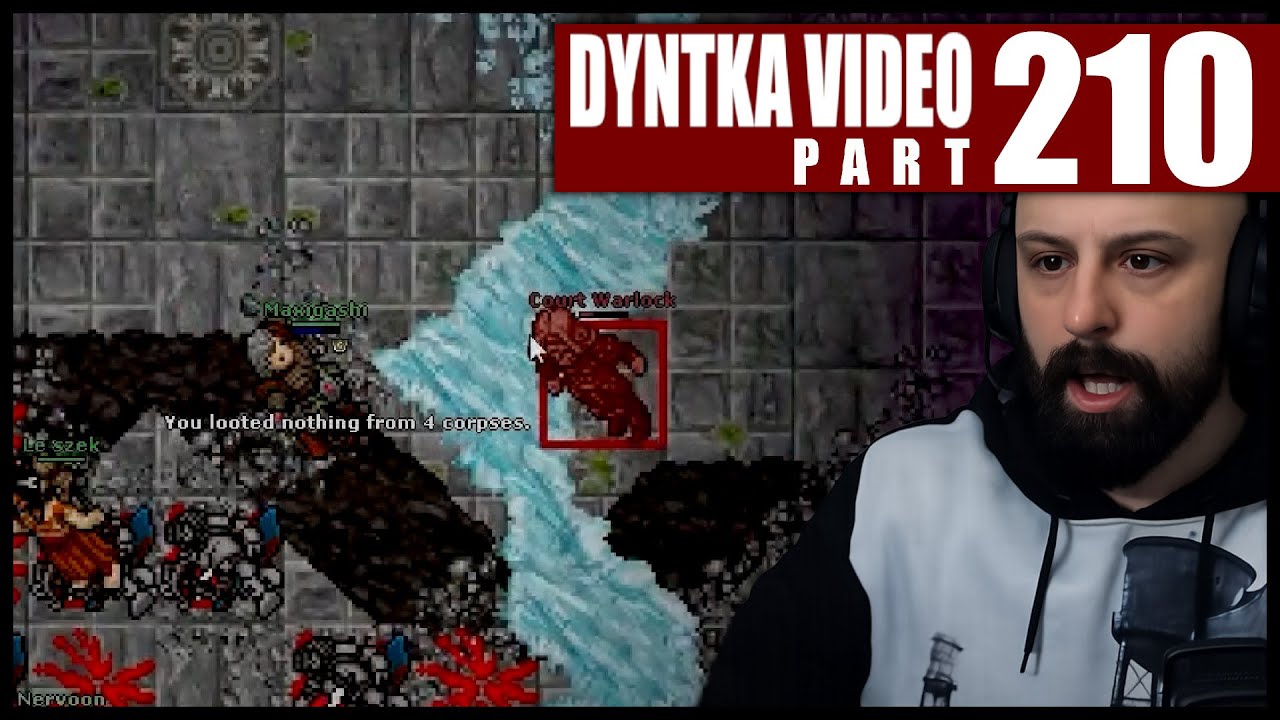 Drop EQ Jelenia przed skończeniem wpisu?! | Tibia - Dyntka Video odc. 210