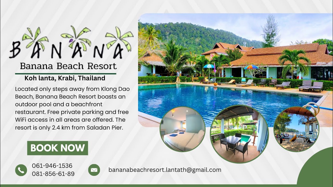 Banana Beach Resort ,Koh Lanta ,Krabi (บานาน่า บีช รีสอร์ท)