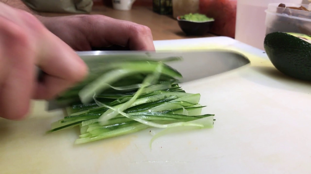 Jak obieram ogórka do sushi | Sposób 1