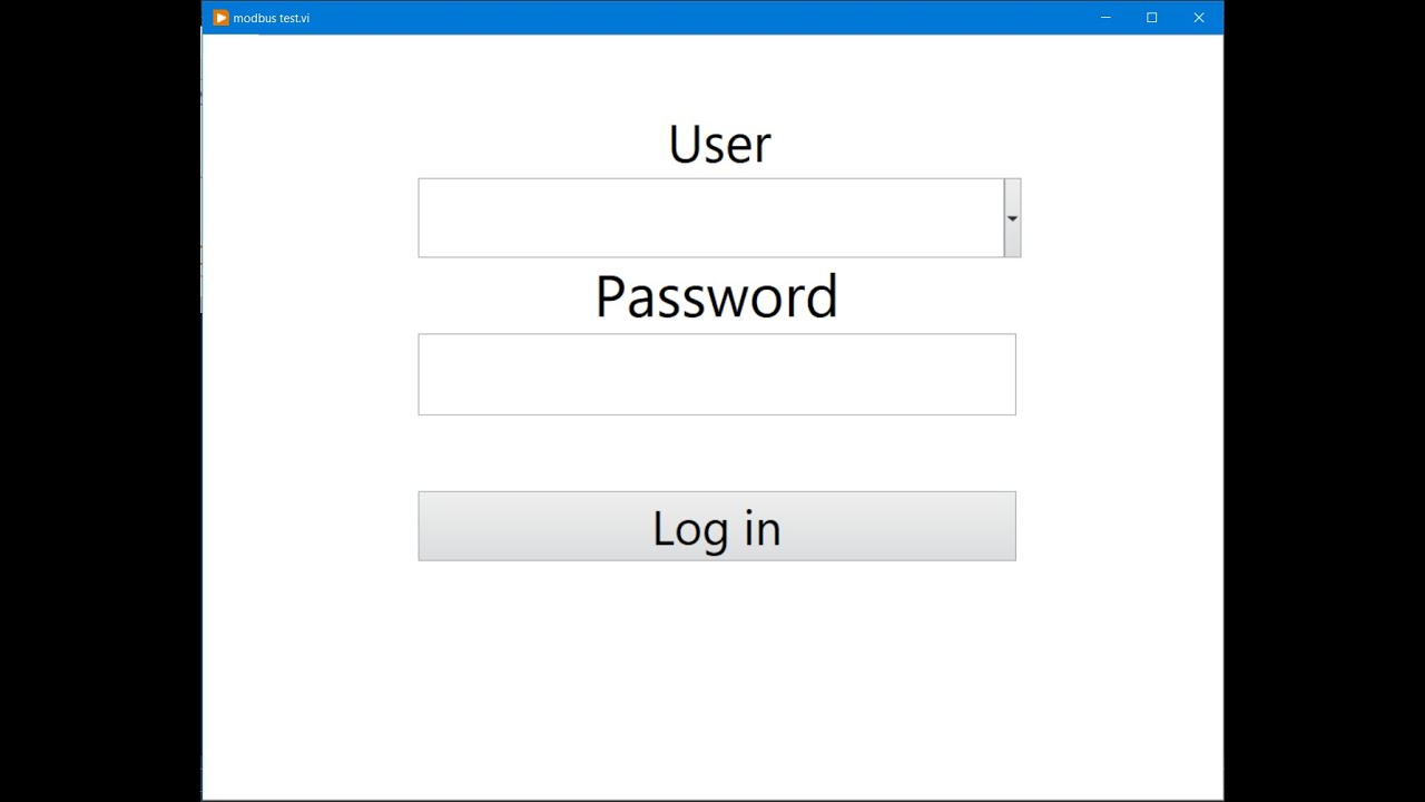 security and access using LabVIEW شرح بالعربى