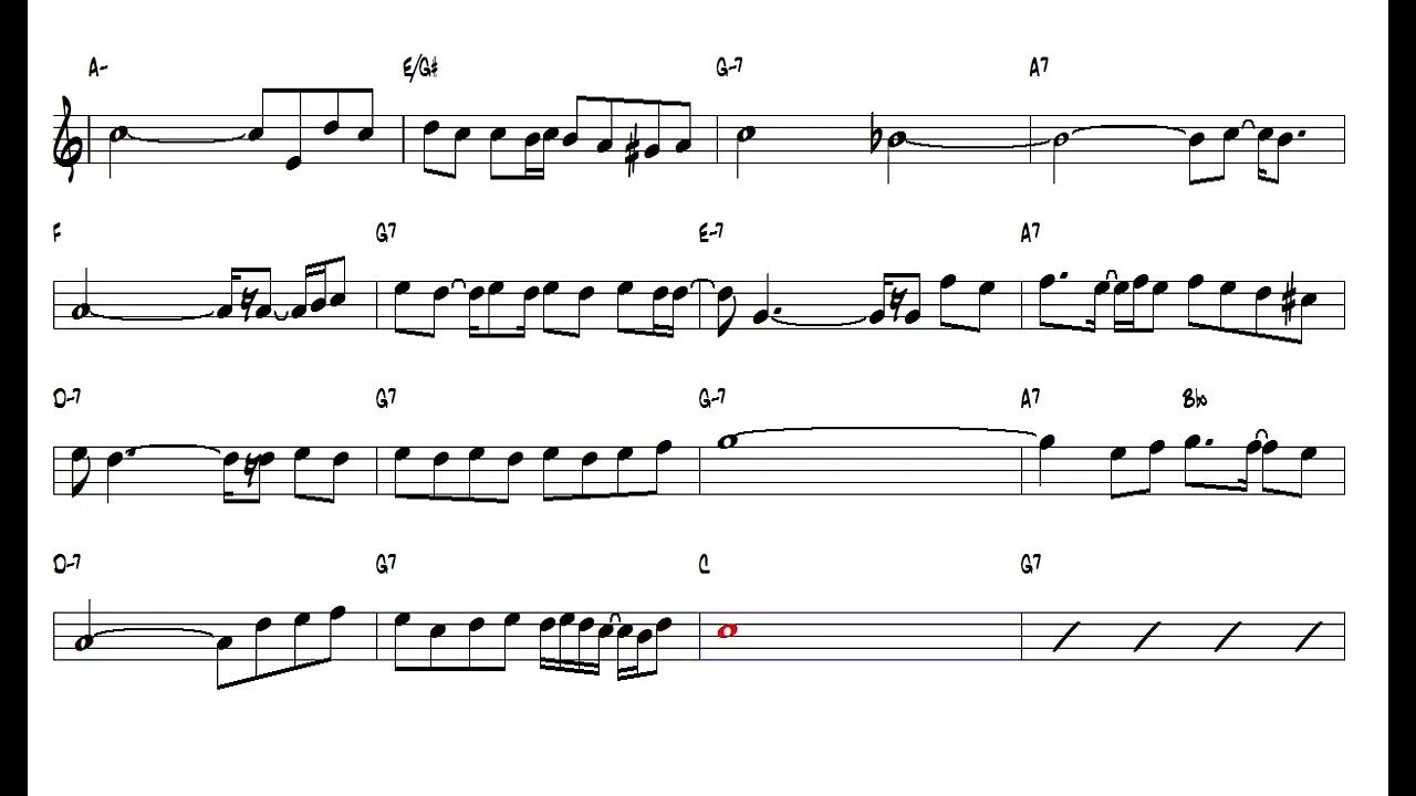Contigo Aprendi  Armando Manzanero  Bb Trumpet or Tenor Sax Play Along
