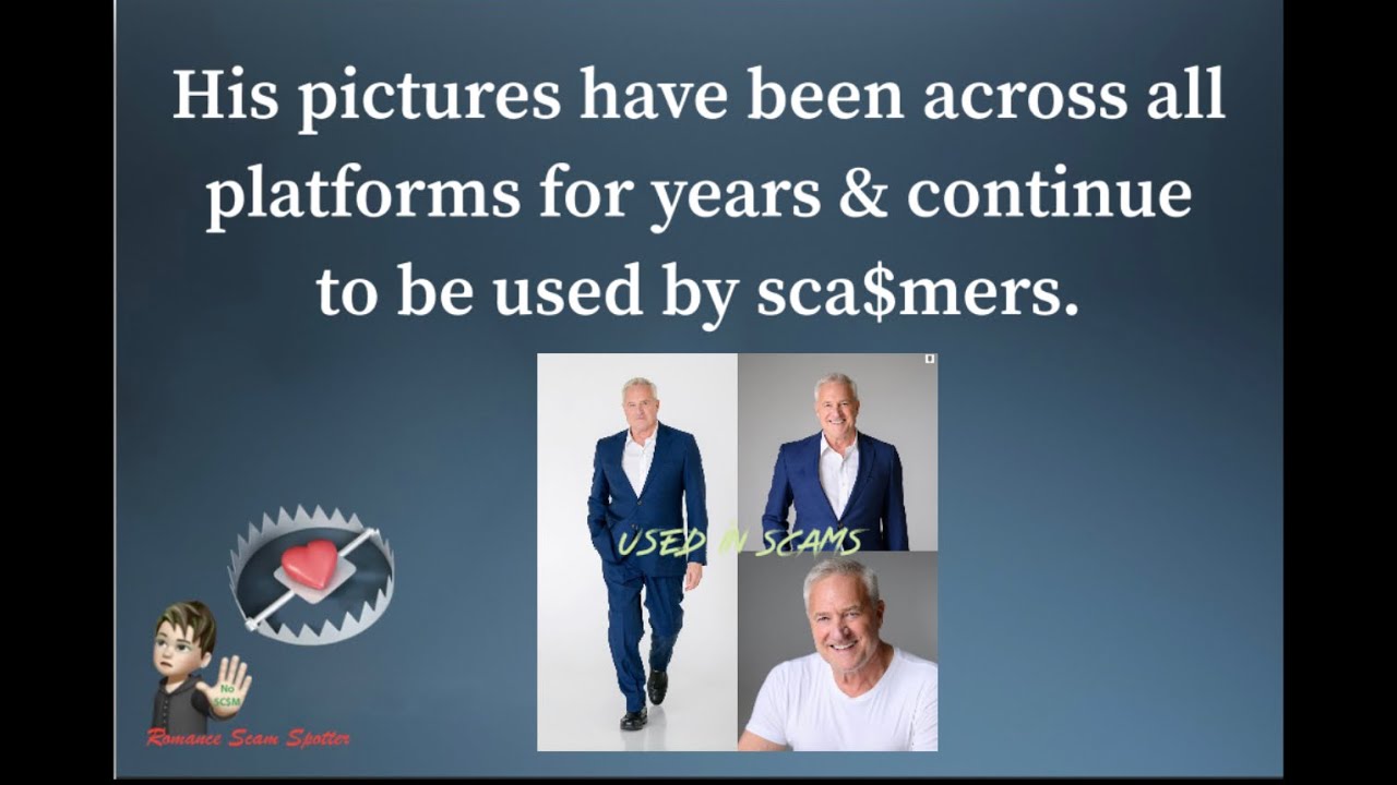 Michael Andre Moreau images used in scams!