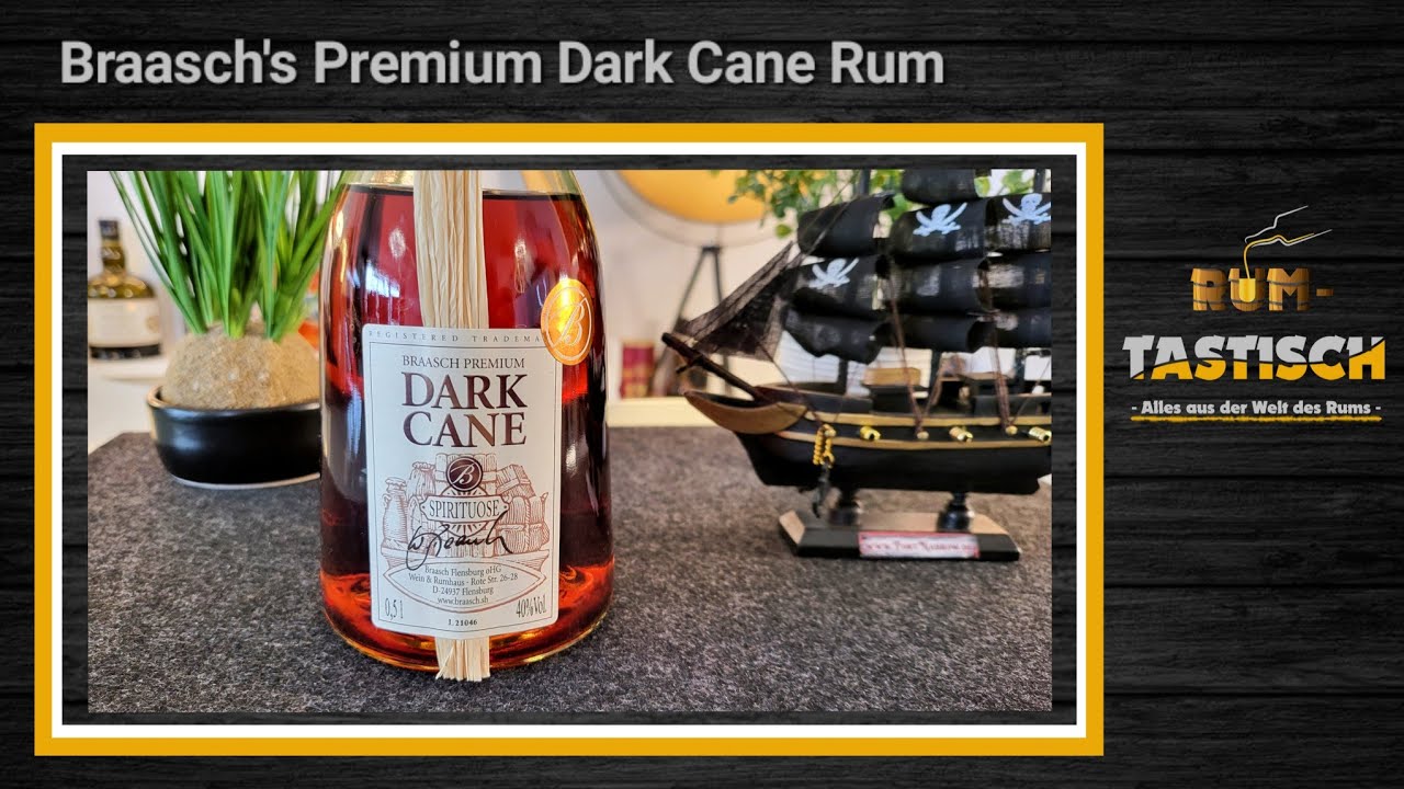 Braasch's Premium Dark Cane Rum 40% | Rum-Info & Tasting 🥃 Watt Leckeres aus Flensburg