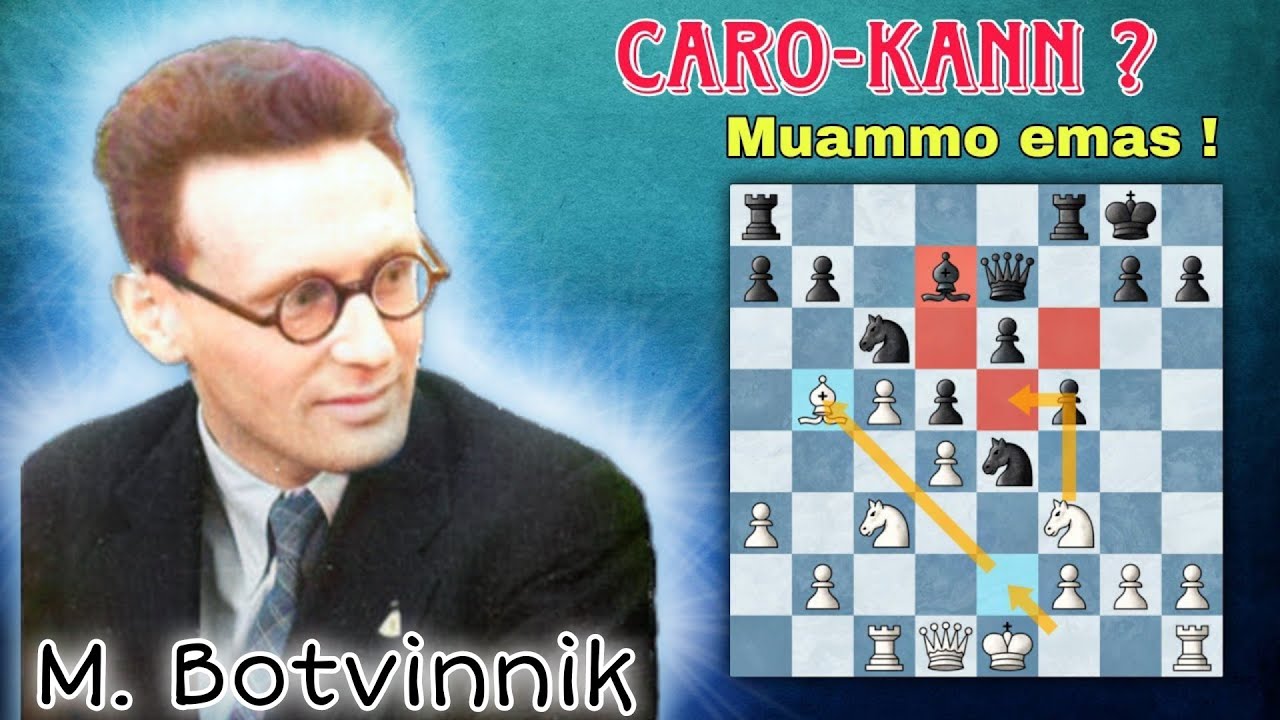 CARO-KANN himoyasiga qarshi STRAREGIYA ! | Mikhail Botvinnik vs Aleksandr Konstantinopalskiy 1943.